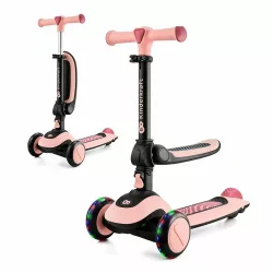 Kinderkraft roller és futóbicikli 2in1 Halley pink
