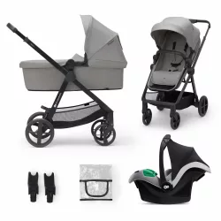   Kinderkraft babakocsi többfunkciós NEWLY 3in1 MINK PRO szürke