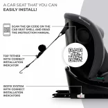 Kinderkraft gyerekülés I-Grow i-Size Isofix 40-150cm szürke