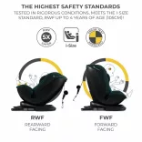 Kinderkraft gyerekülés Xpedition 2 i-Size 360 fok Isofix 40-150cm  zöldeskék