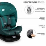 Kinderkraft gyerekülés I-Grow i-Size Isofix 40-150cm zöld-kék