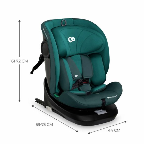 Kinderkraft gyerekülés I-Grow i-Size Isofix 40-150cm zöld-kék