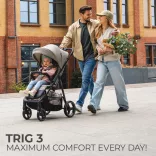 Kinderkraft sportbabakocsi 25 kg Trig 3 Granite grey