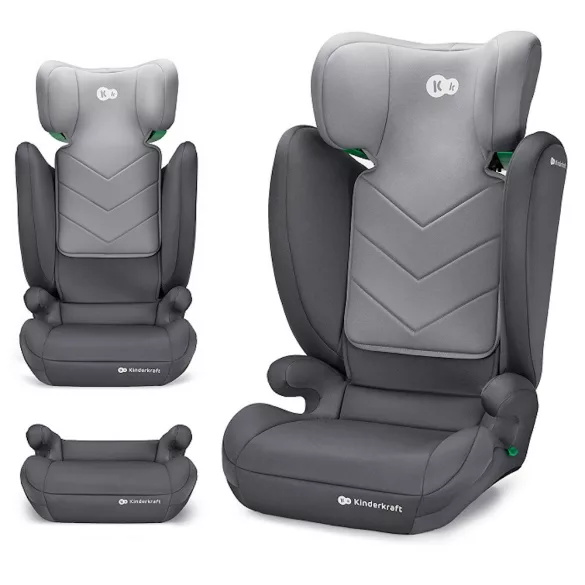 Kinderkraft gyerekülés I-SPARK i-Size 100-150cm szürke