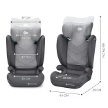 Kinderkraft gyerekülés I-SPARK i-Size 100-150cm szürke