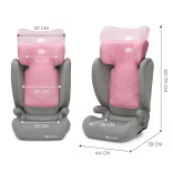 Kinderkraft gyerekülés I-SPARK i-Size 100-150cm pink