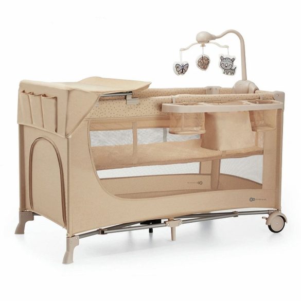 Kinderkraft utazóágy Joy 2 kiegészítõkkel bézs