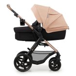 Kinderkraft babakocsi többfunkciós Moov2 3in1 átalakítós Sand bézs