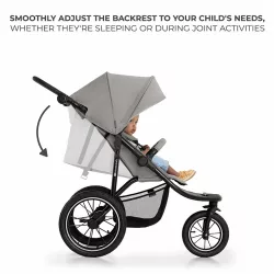 Kinderkraft babakocsi minden terepre Helsi 2 szürke