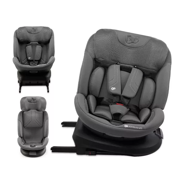 Kinderkraft gyerekülés Xpedition 3 i-Size 360 fok Isofix 40-150cm  szürke