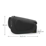 Kinderkraft gyerekülés Unity 2 i-Size Isofix 100-150cm fekete