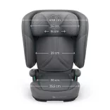 Kinderkraft gyerekülés Unity 2 i-Size Isofix 100-150cm szürke
