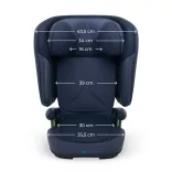 Kinderkraft gyerekülés Unity 2 i-Size Isofix 100-150cm navy
