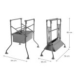 Kinderkraft fürdetõállvány 3in1 BUBBLY szürke