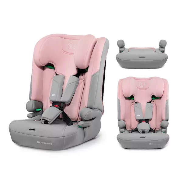 Kinderkraft gyerekülés ülésmagasító I-COMFY i-Size 76-150cm pink