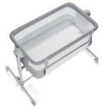 Kinderkraft babaöböl és babaágy 2in1 Nestee Up2  világosszürke