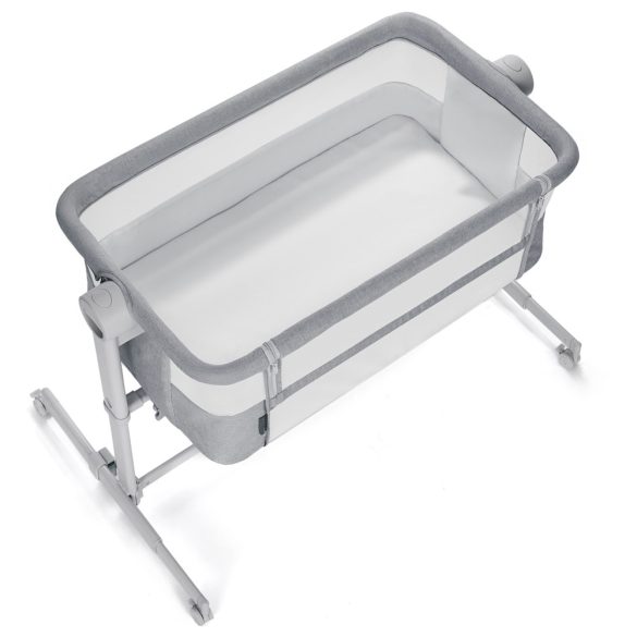Kinderkraft babaöböl és babaágy 2in1 Nestee Up2  világosszürke