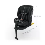 Kinderkraft gyerekülés I-360 Plus 2 i-Size Isofix 40-150cm fekete