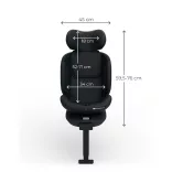 Kinderkraft gyerekülés I-360 Plus 2 i-Size Isofix 40-150cm fekete