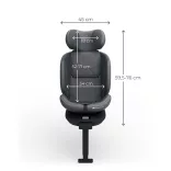Kinderkraft gyerekülés I-360 Plus 2 i-Size Isofix 40-150cm szürke
