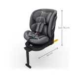 Kinderkraft gyerekülés I-360 Plus 2 i-Size Isofix 40-150cm szürke
