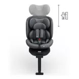 Kinderkraft gyerekülés I-360 Plus 2 i-Size Isofix 40-150cm szürke