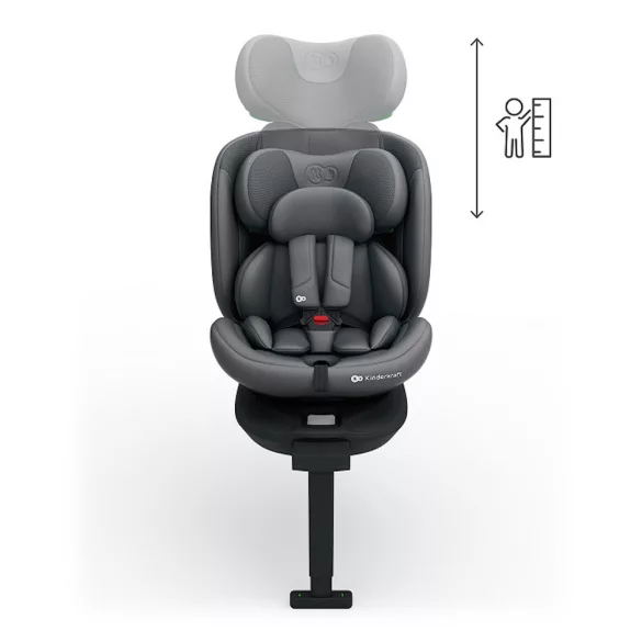 Kinderkraft gyerekülés I-360 Plus 2 i-Size Isofix 40-150cm szürke