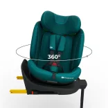 Kinderkraft gyerekülés I-360 Plus 2 i-Size Isofix 40-150cm zöld