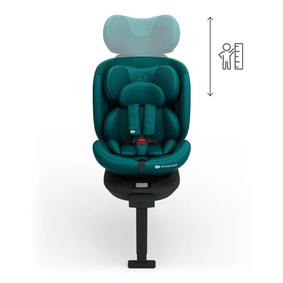 Kinderkraft gyerekülés I-360 Plus 2 i-Size Isofix 40-150cm zöld