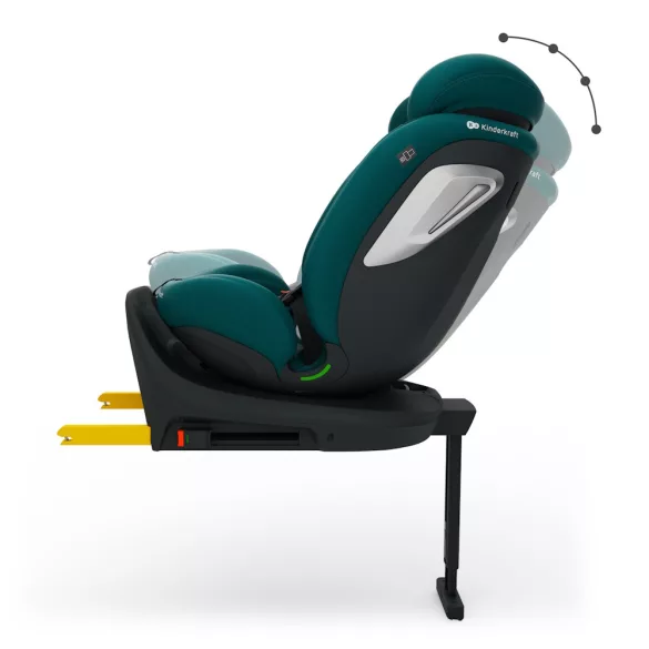 Kinderkraft gyerekülés I-360 Plus 2 i-Size Isofix 40-150cm zöld