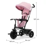 Kinderkraft tricikli 5in1 Freeway2 pink