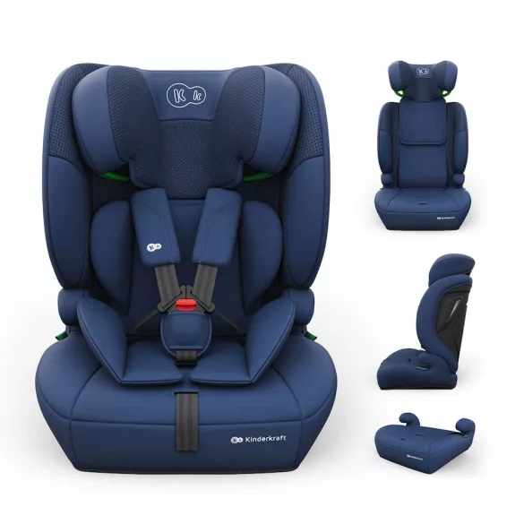 Kinderkraft gyerekülés és ülésmagasító Comfort Up II PLUS i-Size 76-150cm navy