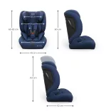 Kinderkraft gyerekülés és ülésmagasító Comfort Up II PLUS i-Size 76-150cm navy