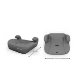 Kinderkraft gyerekülés és ülésmagasító Comfort Up II PLUS i-Size 76-150cm szürke