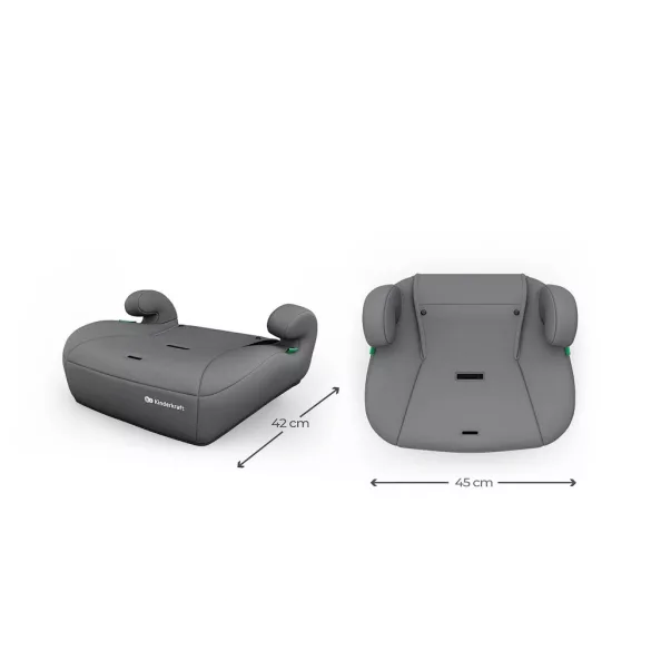 Kinderkraft gyerekülés és ülésmagasító Comfort Up II PLUS i-Size 76-150cm szürke