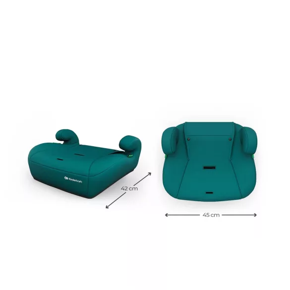 Kinderkraft gyerekülés és ülésmagasító Comfort Up II PLUS i-Size 76-150cm zöld