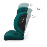 Kinderkraft gyerekülés és ülésmagasító Comfort Up II PLUS i-Size 76-150cm zöld