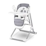 Lionelo Niles 2in1 multifunkciós etetőszék és hinta - szürke manó palota