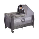 Lionelo Sven plus multifunkciós utazóágy - Grey scandi manó palota