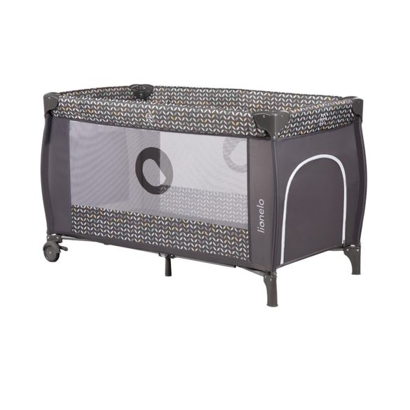 Lionelo Sven plus multifunkciós utazóágy - Grey scandi manó palota