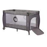 Lionelo Sven plus multifunkciós utazóágy - Grey scandi manó palota