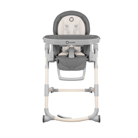 Lionelo Cora multifunkciós etetőszék - sötétszürke manó palota