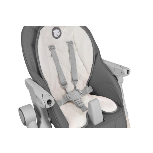 Lionelo Cora multifunkciós etetőszék - sötétszürke manó palota