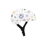 Lionelo díszíthető fehér bukósisak