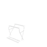 Tega kádállvány összecsukható kádhoz Easy Self fehér