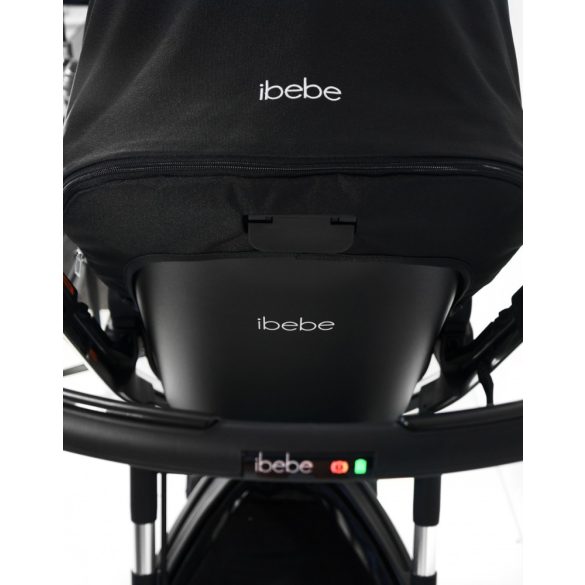 IBEBE IStop Eco Leather elektromos fékes multifunkciós babakocsi 2in1 - IS41 Brown Gloss