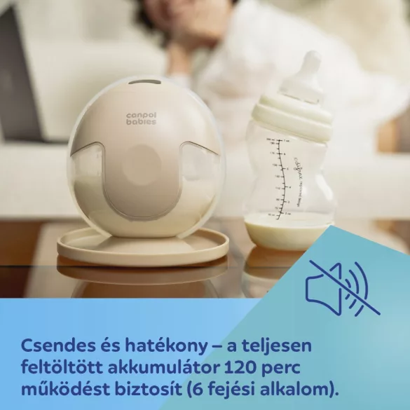 Canpol babies SmartSense Dupla hordható, telefonról vezérelhető elektromos mellszívó