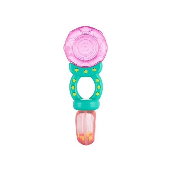 Canpol Babies Hűsítő rágóka csörgővel - Lollipop - Rózsaszín