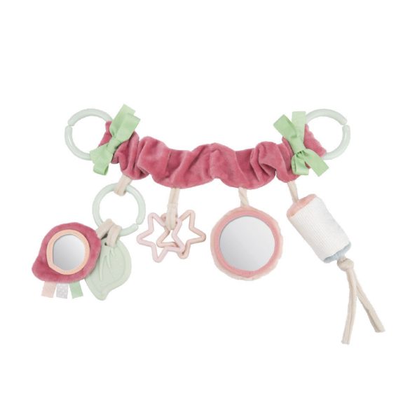 Canpol Babies Pastel Friends felakasztható plüss játék - Rózsaszín