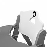 Lionelo Floris fa etetőszék - sötétszürke